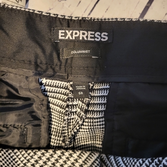 Express Mid Rise Columnist Ankle Pant Size 6R - Picture 4 of 7